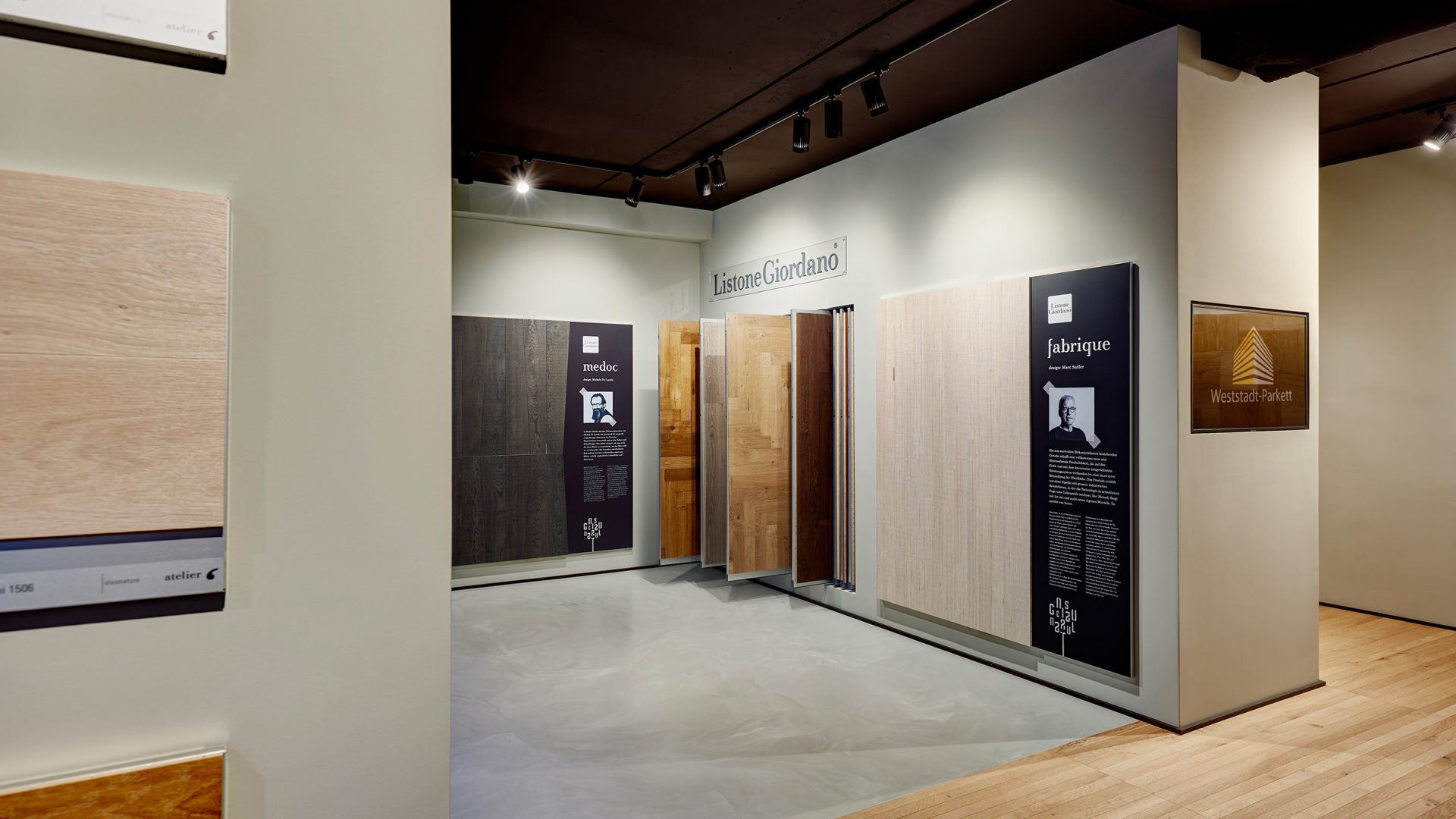 Parkett in Essen - Showroom von Weststadt Parkett